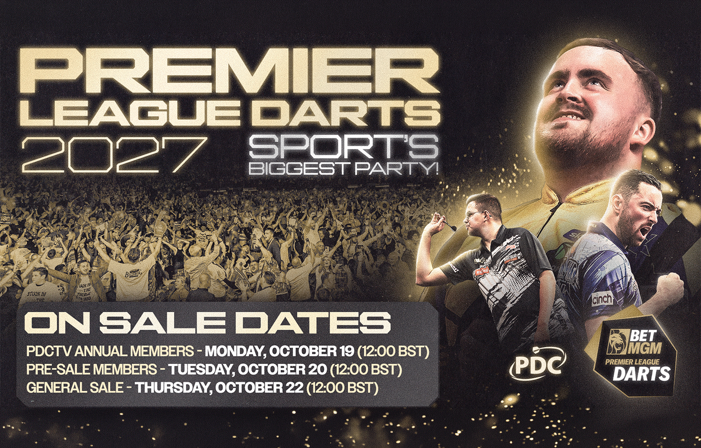 More Info for BetMGM Premier League Darts 2027