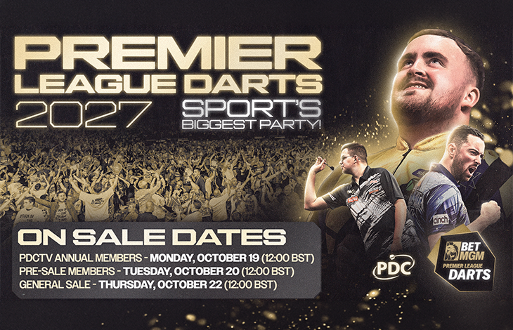 More Info for BetMGM Premier League Darts 2027